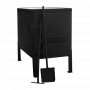 Опалювально-варильна піч КВД-150, з чавунною плитою на дві конфорки