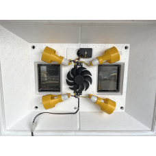 Інкубатор автоматичний Теплуша Люкс ІБ-72 ЛАВ (ламповий, з вологоміром)