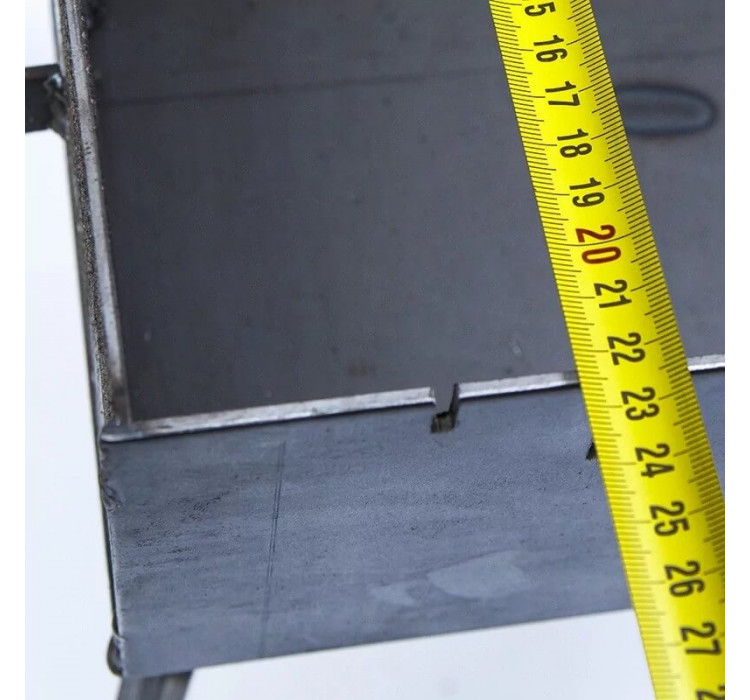 Стаціонарний мангал Дачник 3 мм на 7 шампурів