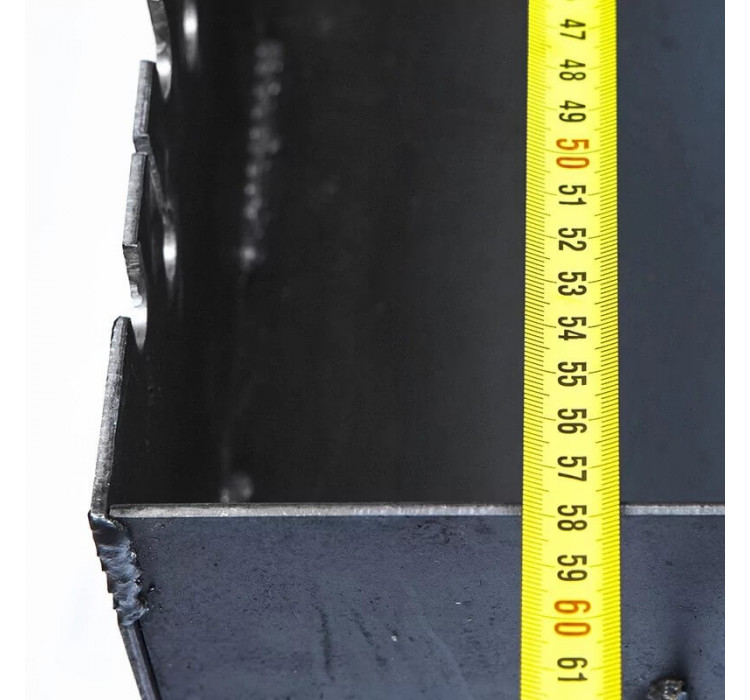 Стаціонарний мангал Дачник 3 мм на 9 шампурів