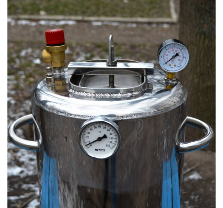 Автоклав Люкс-21 (на 21 банку) з біметалевим термометром