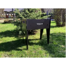 Високий розкладний мангал Vesuvi Camping 3 мм