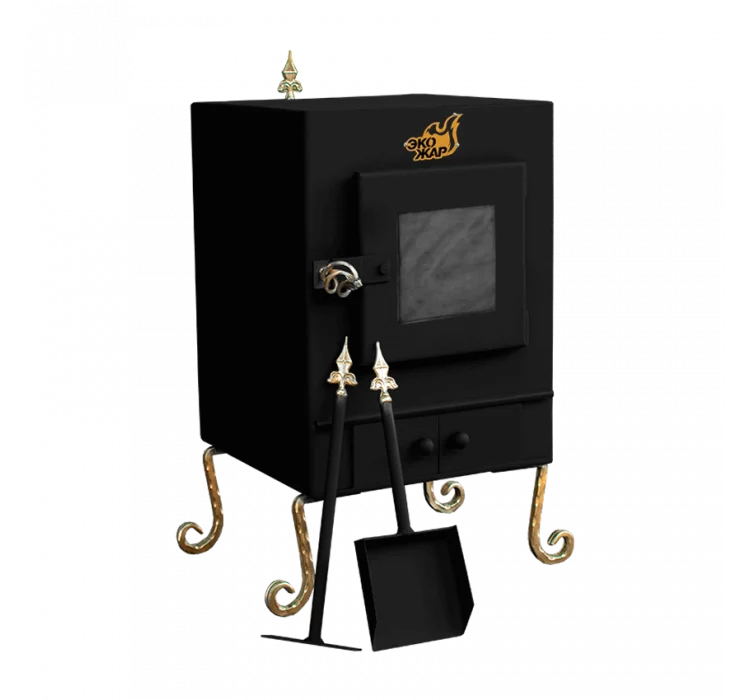 Піч-буржуйка "Комфорт Плюс" з камерою допалу вторинних газів