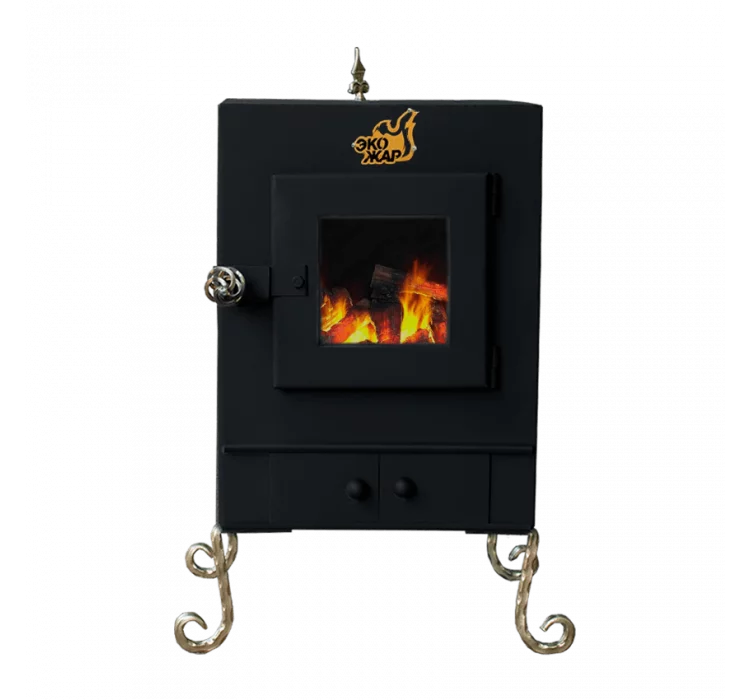 Піч-буржуйка "Комфорт Плюс" з камерою допалу вторинних газів