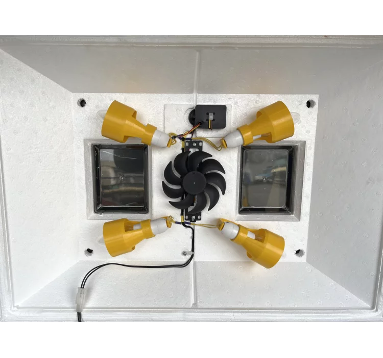 Інкубатор автоматичний Теплуша Люкс ІБ-72 ЛАВ (ламповий, з вологоміром)