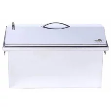 Коптильня з гідрозатвором Smoke House L DeLuxe 520х300х320 (нержавіюча сталь)