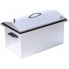 Коптильня з гідрозатвором Smoke House L DeLuxe 520х300х320 (нержавіюча сталь)