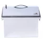 Коптильня з гідрозатвором Smoke House M DeLuxe 400х300х320 (нержавіюча сталь)