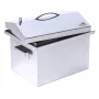 Коптильня з гідрозатвором Smoke House M DeLuxe 400х300х320 (нержавіюча сталь)