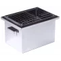Коптильня з гідрозатвором Smoke House M DeLuxe 400х300х320 (нержавіюча сталь)