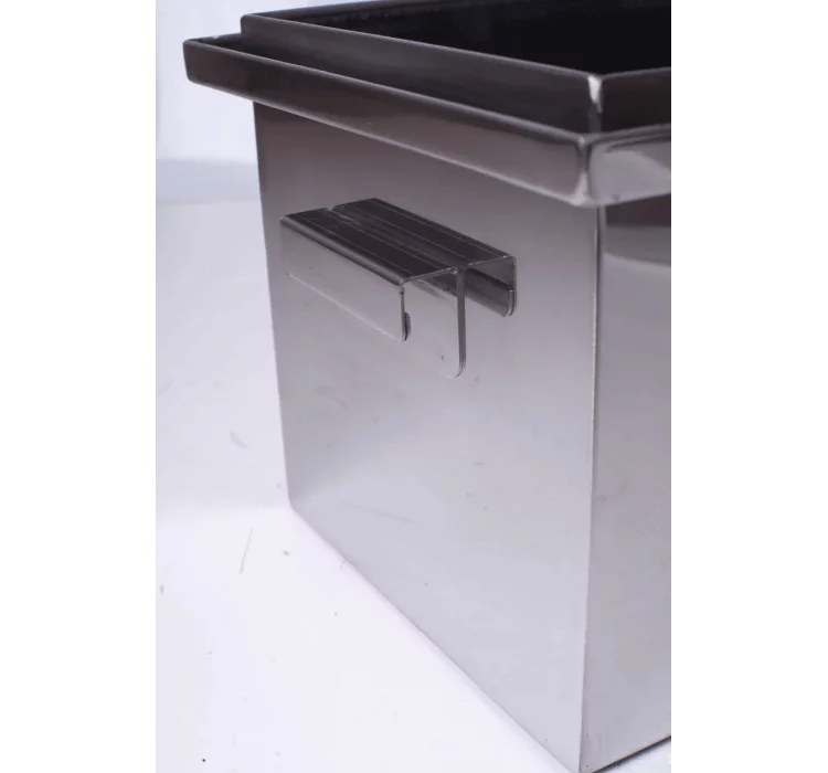 Коптильня з гідрозатвором Smoke House M DeLuxe 400х300х320 (нержавіюча сталь)