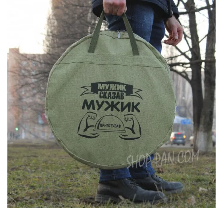 Написи та малюнки на брезентових чохлах