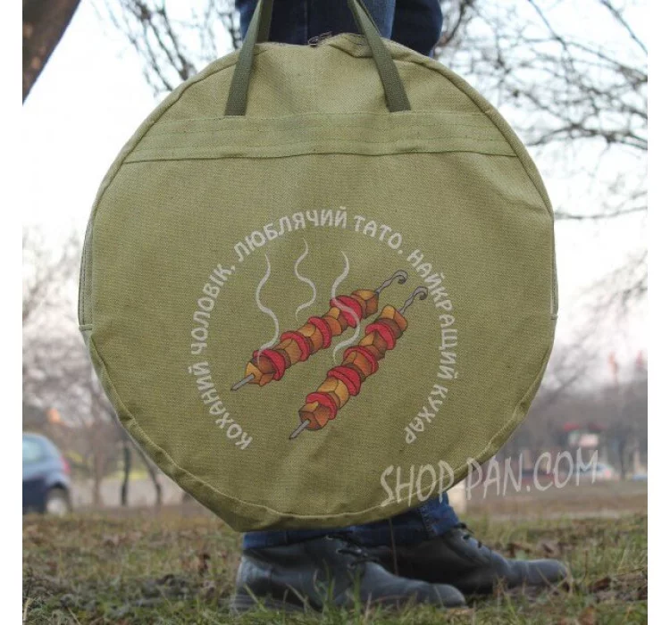 Написи та малюнки на брезентових чохлах