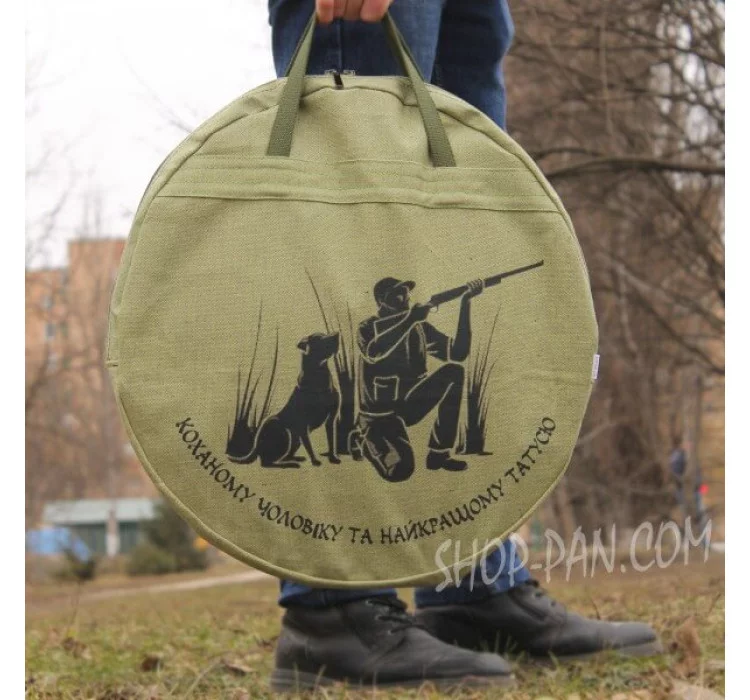 Написи та малюнки на брезентових чохлах