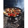 Садж, сковорода та підставка для розведення вогню на розбірних ніжках (50 см.)