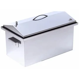 Коптильня с гидрозатвором Smoke House L DeLuxe 520х300х320 (нержавейка)