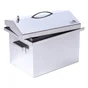 Коптильня с гидрозатвором Smoke House M DeLuxe 400х300х320 (нержавейка)