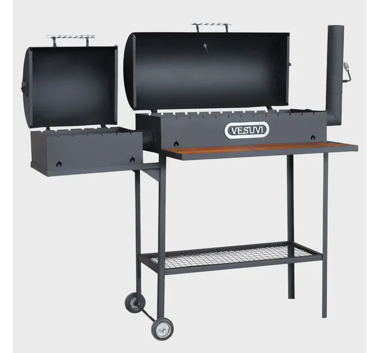 Стаціонарний мангал Vesuvi Chef 800 з кришкою 3 мм