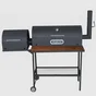 Стаціонарний мангал Vesuvi Chef 800 з кришкою 3 мм
