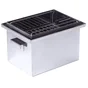 Коптильня с гидрозатвором Smoke House M DeLuxe 400х300х320 (нержавейка)