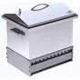 Коптильня с гидрозатвором Smoke House M DeLuxe 400х300х320 (нержавейка)