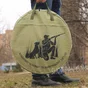 Надписи и рисунки на брезентовых чехлах