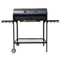 Стаціонарний мангал Vesuvi BBQ 800 з кришкою 3 мм
