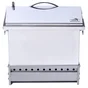 Коптильня с гидрозатвором Smoke House M DeLuxe 400х300х320 (нержавейка)