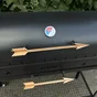 Стаціонарний мангал Vesuvi BBQ 800 з кришкою 3 мм