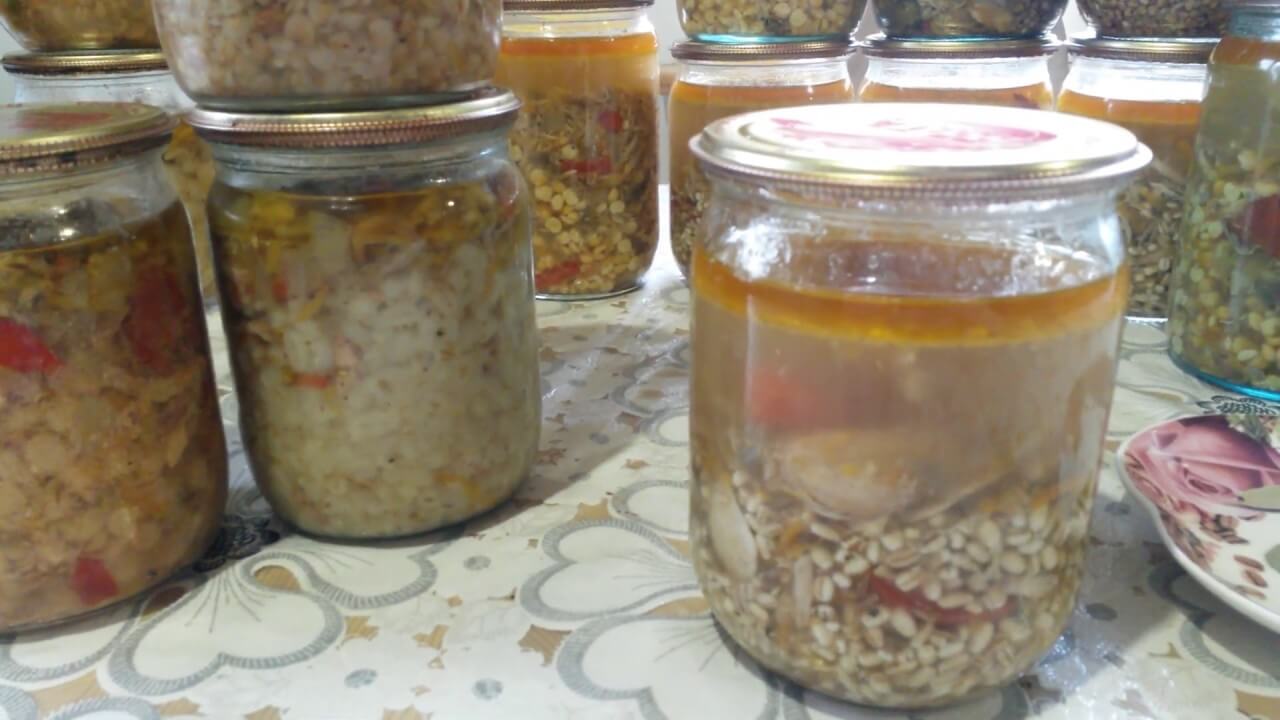 Перловая каша с мясом в автоклаве — «армейская» каша